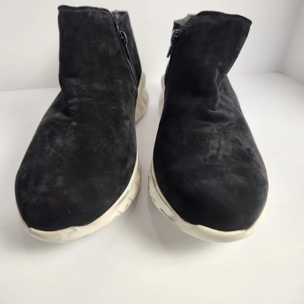 Naot Women's Zodiac Black‎ Leather Comfy Ankle Sneakers Size 41 (10-10.5)